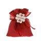 12 LUCKY LAUREA BAG PORTACONFETTI CON QUADRIFOGLIO E FIOCCO art T22058