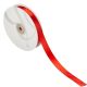 NASTRO DOPPIO RASO ALTEZZA mm 10 BOBINA mt 50 COLORE ROSSO
